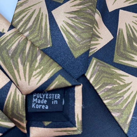 Vintage Pierre Balmain Geometric Patterned Tie - Picture 4 of 5